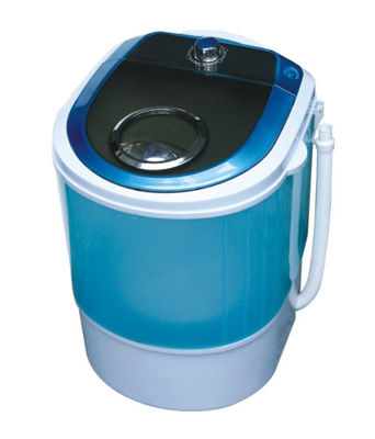 Китай Голубая портативная тихая одиночная стиральная машина ушата с сушильщиком крышка прозрачной пластмассы 2,8 Кг поставщик